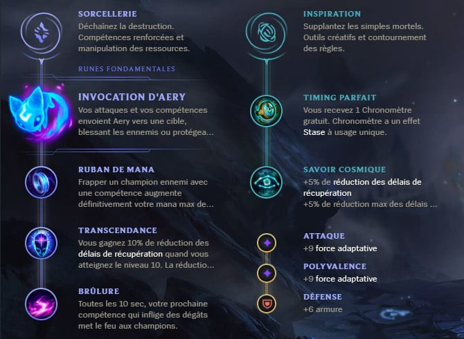 Guide LoL Morgana Support S10 Runes