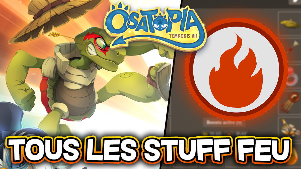 dofus stuff feu temporis tous niveaux dofus