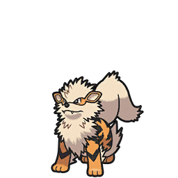 Arwork de Arcanin dans Pokémon Écarlate et Violet