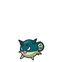 Arwork de Qwilfish dans Pokémon Écarlate et Violet