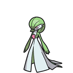 Arwork de Gardevoir dans Pokémon Écarlate et Violet