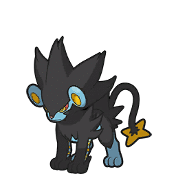 Arwork de Luxray dans Pokémon Écarlate et Violet