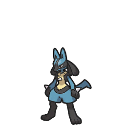 Arwork de Lucario dans Pokémon Écarlate et Violet