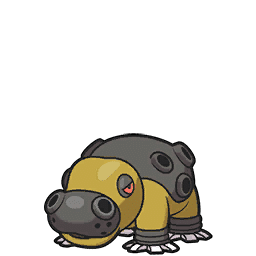 Arwork de Hippodocus dans Pokémon Écarlate et Violet