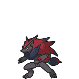 Arwork de Zoroark dans Pokémon Écarlate et Violet