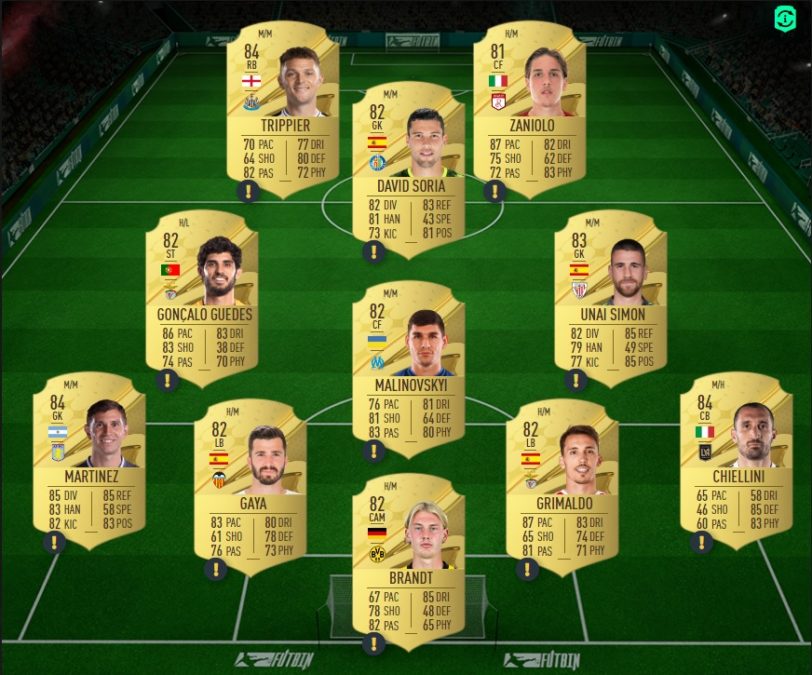 fifa-23-FUT-DCE-SBC-show-Jamie-Bynoe-Gittens-solution-pas-cher-2