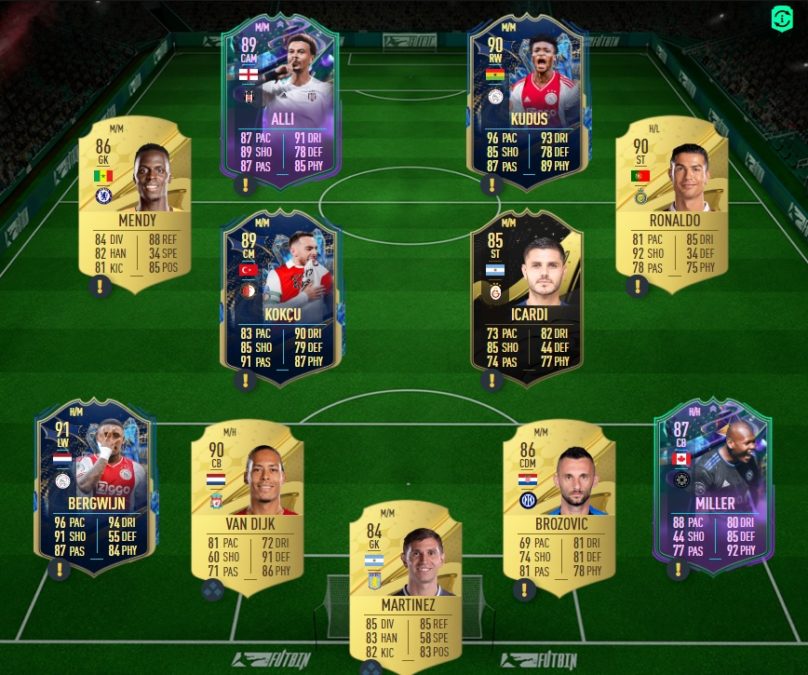 fifa-23-FUT-DCE-SBC-Ronald-Araujo-TOTS-moments-solution-pas-cher-2