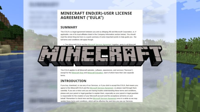 Mojang durcit lourdement ses conditions d'utilisation pour Minecraft