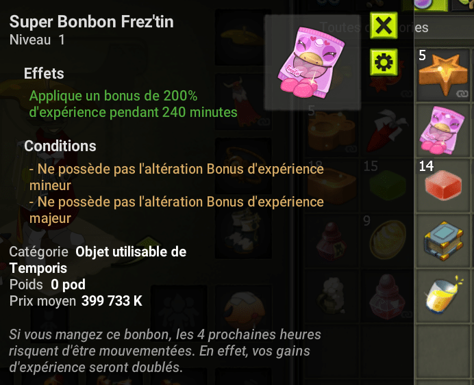 DOFUS Temporis 8 : Comment XP sur Osatopia 2 ?