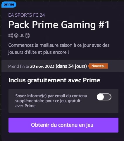 EA FC 24 Twitch Prime Gaming : Date de sortie, packs et comment les obtenir