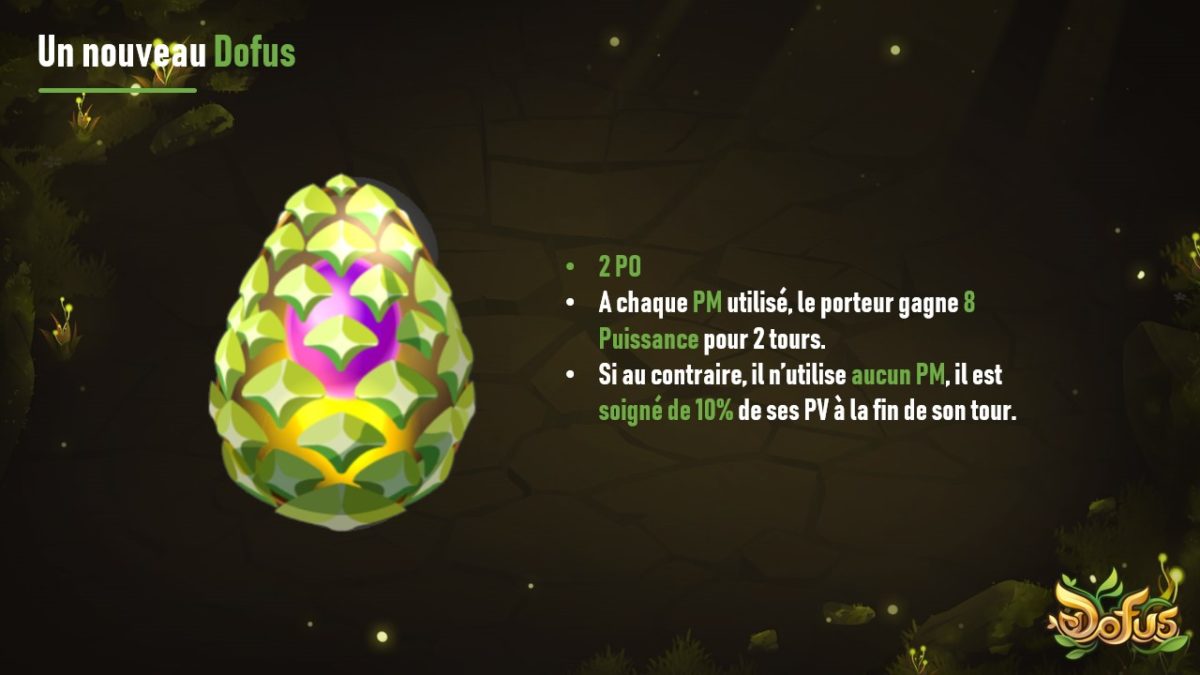 Les bonus du Dofus Sylvestre de la mise à jour 2.70