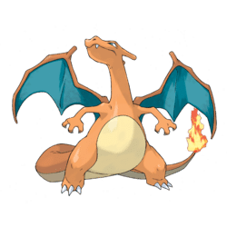 Arwork de Dracaufeu dans Pokémon Écarlate et Violet