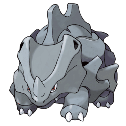 Arwork de Rhinocorne dans Pokémon Écarlate et Violet