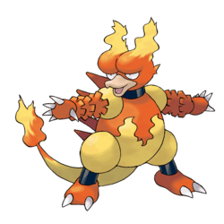 Arwork de Magmar dans Pokémon Écarlate et Violet