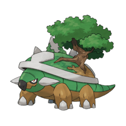 Arwork de Torterra dans Pokémon Écarlate et Violet