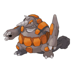 Arwork de Rhinastoc dans Pokémon Écarlate et Violet