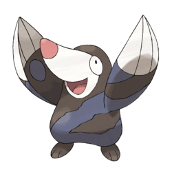 Arwork de Rototaupe dans Pokémon Écarlate et Violet