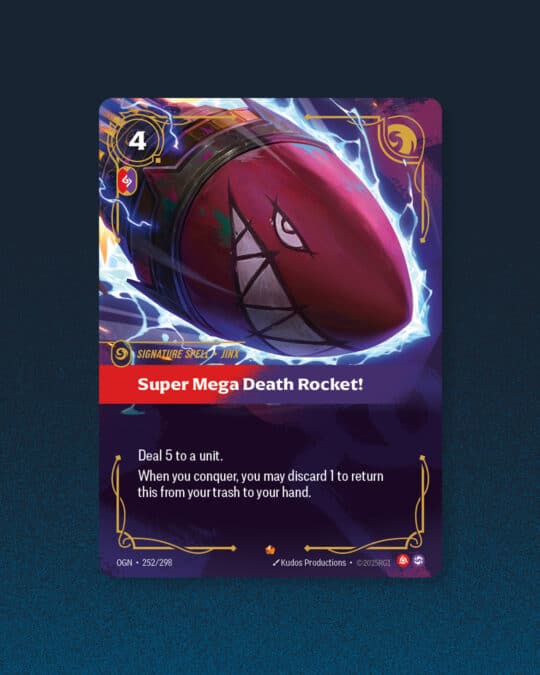 Carte de Sort Super Roquette de la mort !Riftbound TCG