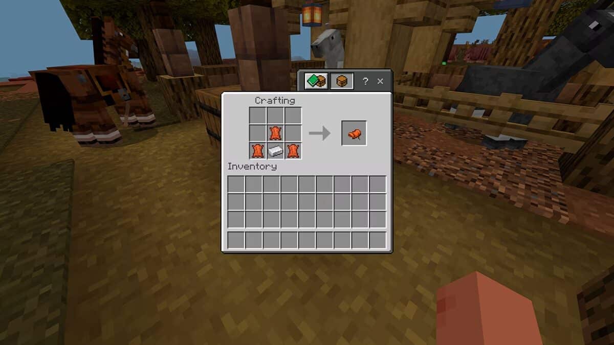 Recette Selle Minecraft