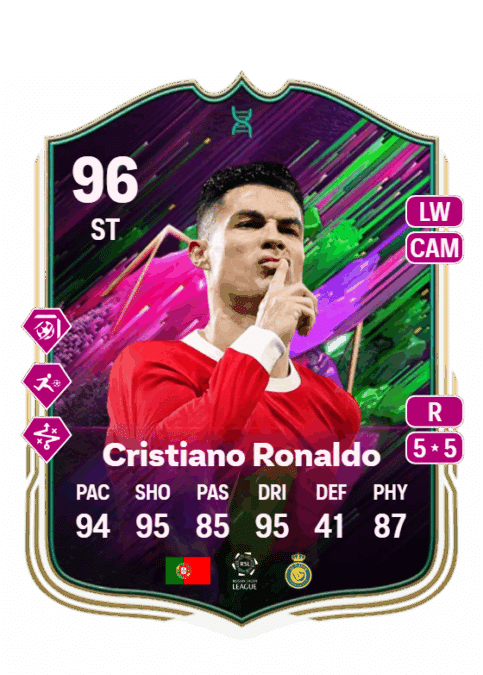 CR7 avec Comme Lessi
