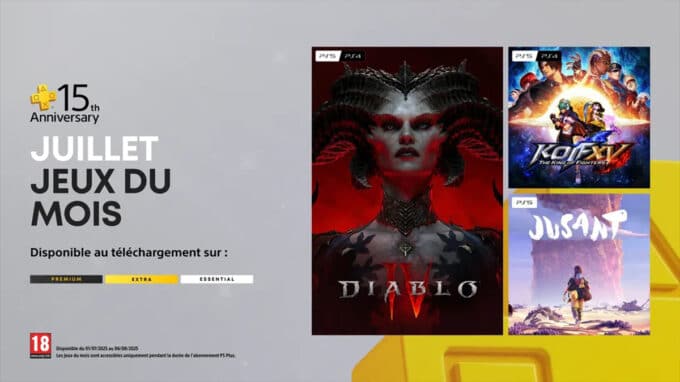 Diablo 4 et Jusant s'invite dans le PS Plus juillet 2025