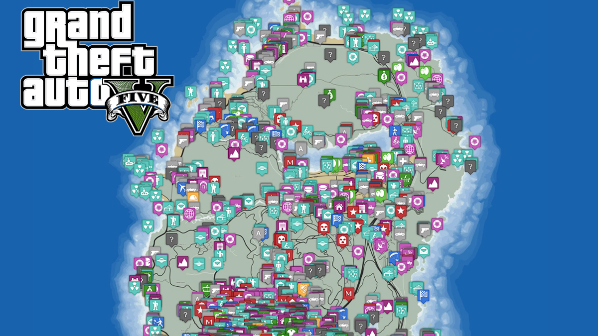 Carte Interactive Complète De Gta 5 Tous Les Emplacements