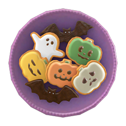 animal-crossing-new-horizons-recette-cuisine-assiette-cookies-halloween