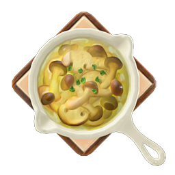 animal-crossing-new-horizons-recette-cuisine-plat-de-champignons-a-lail