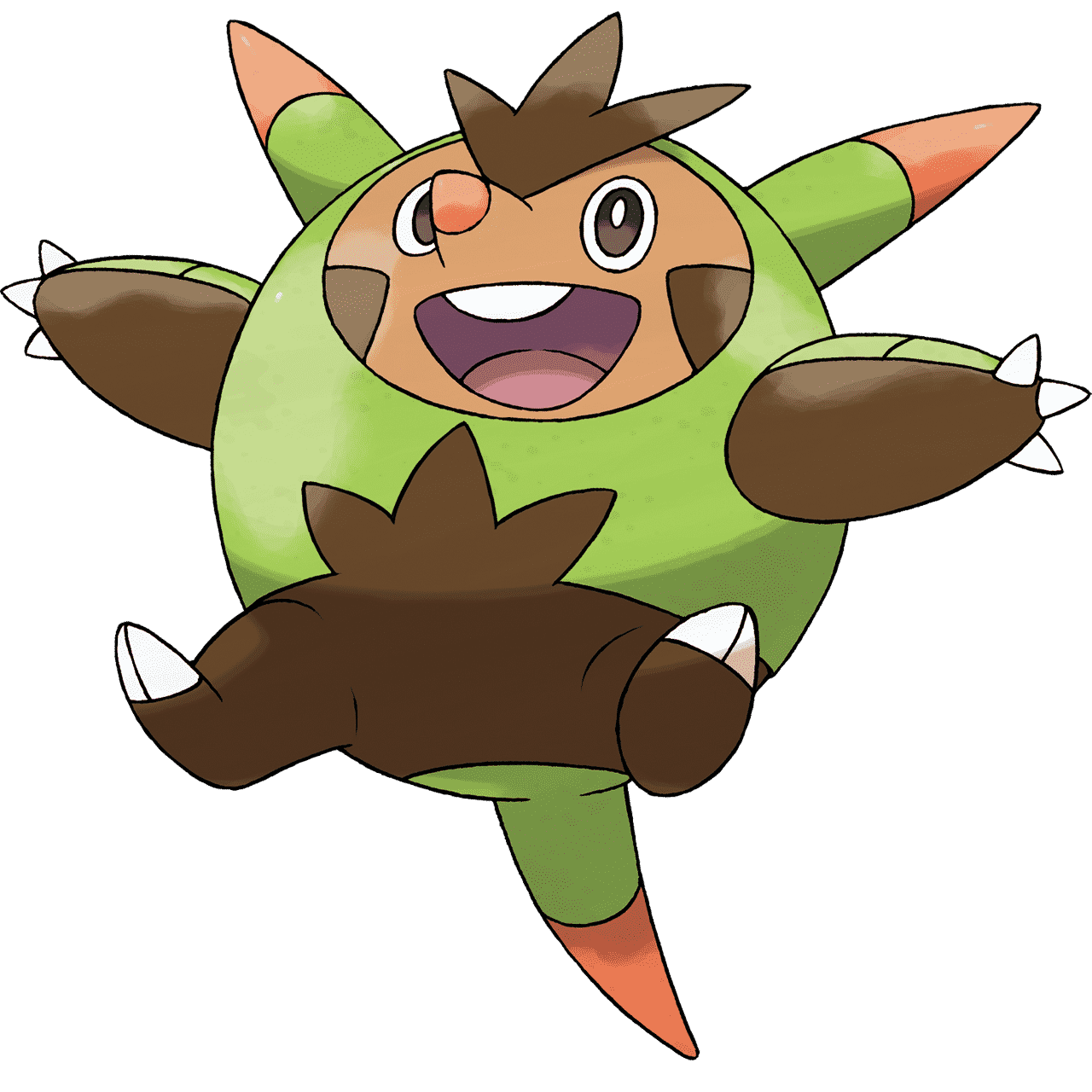 Boguérisse - Fiche Pokédex - Gamosaurus Chesnaught Mega Evolution.