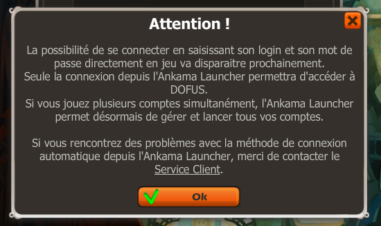 ankama launcher connexion multicompte manuelle dofus