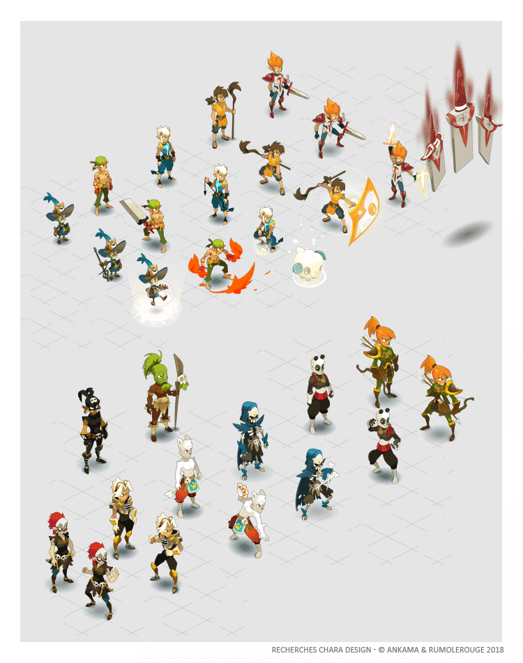 dofus refonte sprites personnages apparences graphique rumo