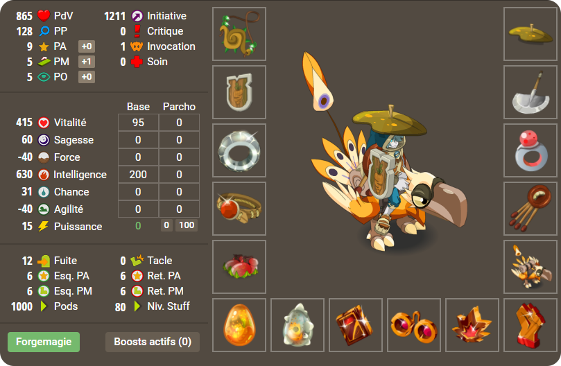 stuff feu dofus