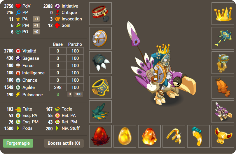 Air 200 stuff dofus temporis