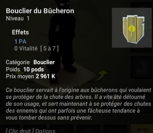 Temporis bouclier bucheron