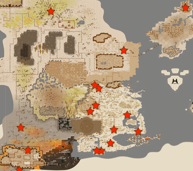 Dofus Rétro - Carte des mines