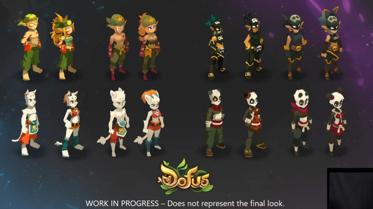 Dofus 2 Unity - Apparences des personnages
