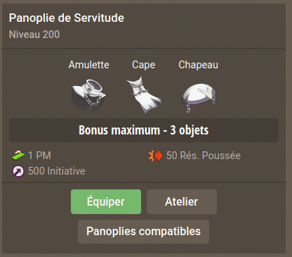 Dofus - Panoplies sur Dofusbook