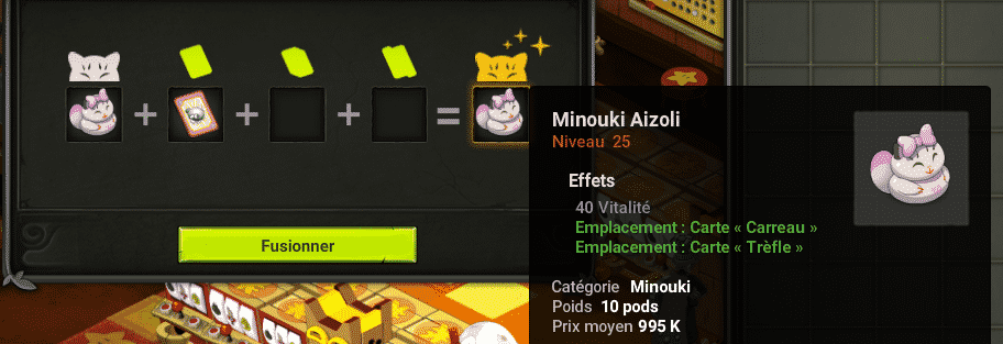 Customiser des minoukis sur Dofus Temporis 5