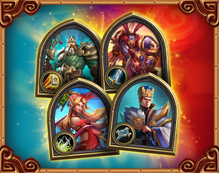 hearthstone-heros-des-trois-royaumes-modeles-cosmetiques-voleur-pretre-guerrier-paladin-fete-lunaire