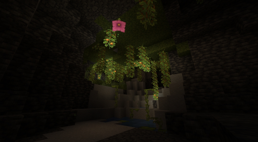 Minecraft 1.18 mise à jour des cavernes mines caves montagnes patch snapshot experimentale
