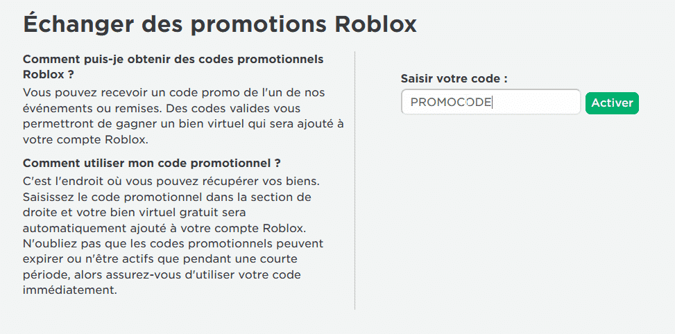 Todos os Promo Codes do Roblox